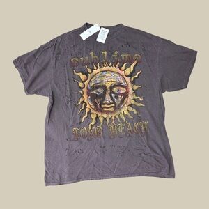 NWT Urban Outfitters Sublime Distressed Oversized Band Tee